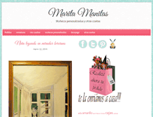 Tablet Screenshot of maritamanitas.com